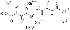 Potassium antimony tartrate Structure,16039-64-8Structure