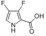 1H-pyrrole-2-carboxylicacid,3,4-difluoro-(9ci)Structure,160561-81-9Structure 1H-pyrrole-2-carboxylicacid,3,4-difluoro-(9ci) Structure,160561-81-9Structure