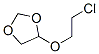 1,3-Dioxolane, 4-(2-chloroethoxy)-Structure,16162-31-5Structure 1,3-Dioxolane, 4-(2-chloroethoxy)- Structure,16162-31-5Structure