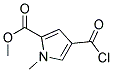 1H-pyrrole-2-carboxylic acid, 4-(chlorocarbonyl)-1-methyl-, methyl ester (9ci) Structure,162226-85-9Structure