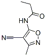 Propanamide, n-(4-cyano-3-methyl-5-isoxazolyl)-Structure,162702-89-8Structure Propanamide, n-(4-cyano-3-methyl-5-isoxazolyl)- Structure,162702-89-8Structure