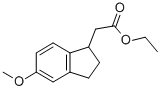 1H-indene-1-acetic acid, 2,3-dihydro-5-methoxy-, ethyl esterStructure,162713-88-4Structure 1H-indene-1-acetic acid, 2,3-dihydro-5-methoxy-, ethyl ester Structure,162713-88-4Structure