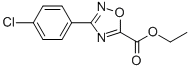3-(4-Chlorophenyl)-1,2,4-oxadiazole-5-carboxylic acid ethyl esterStructure,163719-69-5Structure 3-(4-Chlorophenyl)-1,2,4-oxadiazole-5-carboxylic acid ethyl ester Structure,163719-69-5Structure