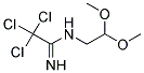 N-(2,2-dimethoxyethyl)trichloroacetamidineStructure,163769-72-0Structure N-(2,2-dimethoxyethyl)trichloroacetamidine Structure,163769-72-0Structure
