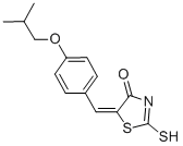 (5E)-5-(4-Isobutoxybenzylidene)-2-mercapto-1,3-thiazol-4(5H)-oneStructure,164520-75-6Structure (5E)-5-(4-Isobutoxybenzylidene)-2-mercapto-1,3-thiazol-4(5H)-one Structure,164520-75-6Structure