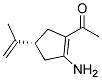 (r)-(9ci)-1-[2-氨基-4-(1-甲基乙烯)-1-環(huán)戊烯-1-基]-乙酮結(jié)構(gòu)式_165173-38-6結(jié)構(gòu)式