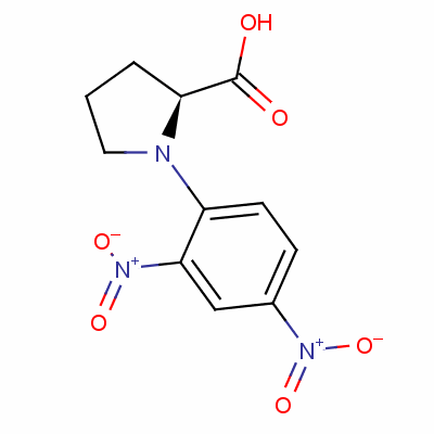 N-(2,4-dinitrophenyl)-l-prolineStructure,1655-55-6Structure N-(2,4-dinitrophenyl)-l-proline Structure,1655-55-6Structure