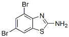 2-Amino-4,6-dibromobenzothiazoleStructure,16582-60-8Structure 2-Amino-4,6-dibromobenzothiazole Structure,16582-60-8Structure