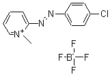 2-((P-氯苯基)氮雜)-1-甲基吡啶四氟化硼結構式_16600-16-1結構式