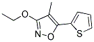 Isoxazole, 3-ethoxy-4-methyl-5-(2-thienyl)-(9ci)Structure,166180-41-2Structure Isoxazole, 3-ethoxy-4-methyl-5-(2-thienyl)-(9ci) Structure,166180-41-2Structure
