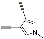 1H-pyrrole, 3,4-diethynyl-1-methyl-(9ci)Structure,166756-37-2Structure 1H-pyrrole, 3,4-diethynyl-1-methyl-(9ci) Structure,166756-37-2Structure