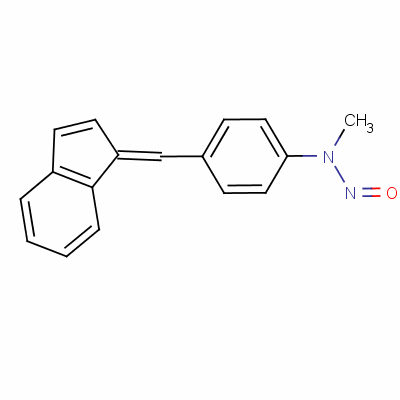 Benzenamine,4-(1h-inden-1-ylidenemethyl)-n-methyl-n-nitroso-Structure,16699-07-3Structure Benzenamine,4-(1h-inden-1-ylidenemethyl)-n-methyl-n-nitroso- Structure,16699-07-3Structure