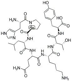 L-histidyl-l-prolyl-l-leucyl-l-glutaminyl-l-lysyl-l-threonyl-l-tyrosineStructure,167095-71-8Structure L-histidyl-l-prolyl-l-leucyl-l-glutaminyl-l-lysyl-l-threonyl-l-tyrosine Structure,167095-71-8Structure