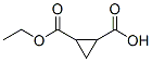 1,2-Cyclopropanedicarboxylic acid, 1-ethyl esterStructure,167113-73-7Structure 1,2-Cyclopropanedicarboxylic acid, 1-ethyl ester Structure,167113-73-7Structure