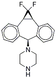 1,1-Difluorocyclopropane-1-dibenzosuberyl piperazine dihydrochlorideStructure,167155-78-4Structure 1,1-Difluorocyclopropane-1-dibenzosuberyl piperazine dihydrochloride Structure,167155-78-4Structure