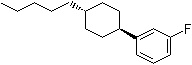 Trans-1-fluoro-3-(4-pentylcyclohexyl)benzeneStructure,167407-65-0Structure Trans-1-fluoro-3-(4-pentylcyclohexyl)benzene Structure,167407-65-0Structure