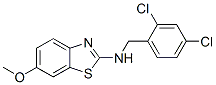 N-(2,4-dichlorobenzyl)-6-methoxy-1,3-benzothiazol-2-amineStructure,16763-13-6Structure N-(2,4-dichlorobenzyl)-6-methoxy-1,3-benzothiazol-2-amine Structure,16763-13-6Structure