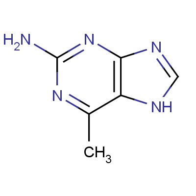 9H-purin-2-amine, 6-methyl-Structure,1681-10-3Structure 9H-purin-2-amine, 6-methyl- Structure,1681-10-3Structure
