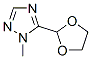 1H-1,2,4-triazole, 5-(1,3-dioxolan-2-yl)-1-methyl-Structure,169377-67-7Structure 1H-1,2,4-triazole, 5-(1,3-dioxolan-2-yl)-1-methyl- Structure,169377-67-7Structure