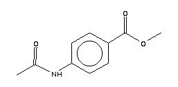4-乙酰氨基苯甲酸甲酯結(jié)構(gòu)式_17012-22-5結(jié)構(gòu)式