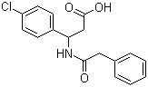 3-(4-Chlorophenyl)-3-(2-phenylacetamido)propanoic acidStructure,171002-19-0Structure 3-(4-Chlorophenyl)-3-(2-phenylacetamido)propanoic acid Structure,171002-19-0Structure