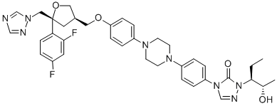 Posaconazole Structure,171228-49-2Structure