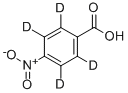 4-硝基苯甲酸-D4結構式_171777-66-5結構式