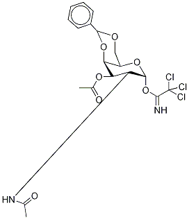 2-(Acetylamino)-2-deoxy-3-o-acetyl-4,6-o-benzylidene-alpha-d-galactopyranose trichloroacetimidateStructure,171973-69-6Structure 2-(Acetylamino)-2-deoxy-3-o-acetyl-4,6-o-benzylidene-alpha-d-galactopyranose trichloroacetimidate Structure,171973-69-6Structure