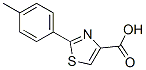 2-(4-Methylphenyl)-1,3-thiazole-4-carboxylic acidStructure,17228-99-8Structure 2-(4-Methylphenyl)-1,3-thiazole-4-carboxylic acid Structure,17228-99-8Structure