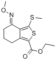 4-(甲氧基亞氨基)-3-(甲基硫代)-4,5,6,7-四氫苯并[c]噻吩-1-羧酸乙酯結(jié)構(gòu)式_172516-37-9結(jié)構(gòu)式