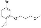 4-Bromo-1-methoxy-2-(3-methoxy-propoxy)benzeneStructure,173336-76-0Structure 4-Bromo-1-methoxy-2-(3-methoxy-propoxy)benzene Structure,173336-76-0Structure