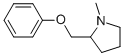 Pyrrolidine, 1-methyl-2-(phenoxymethyl)-Structure,174213-77-5Structure Pyrrolidine, 1-methyl-2-(phenoxymethyl)- Structure,174213-77-5Structure