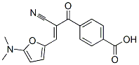 (9ci)-4-[2-氰基-3-[5-(二甲基氨基)-2-呋喃]-1-氧代-2-丙烯基]-苯甲酸結(jié)構(gòu)式_174614-63-2結(jié)構(gòu)式
