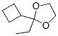 1,3-Dioxolane, 2-cyclobutyl-2-ethyl-Structure,174681-74-4Structure 1,3-Dioxolane, 2-cyclobutyl-2-ethyl- Structure,174681-74-4Structure