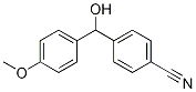 4-(Hydroxy(4-methoxyphenyl)methyl)benzonitrile Structure,174813-84-4Structure