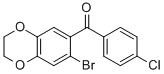 (7-Bromo-2,3-dihydro-1,4-benzodioxin-6-yl)(4-chlorophenyl)methanoneStructure,175136-39-7Structure (7-Bromo-2,3-dihydro-1,4-benzodioxin-6-yl)(4-chlorophenyl)methanone Structure,175136-39-7Structure