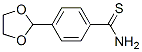 4-(1,3-Dioxolan-2-yl)benzene-1-carbothioamideStructure,175202-43-4Structure 4-(1,3-Dioxolan-2-yl)benzene-1-carbothioamide Structure,175202-43-4Structure