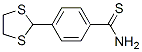 4-(1,3-Dithiolan-2-yl)benzene-1-carbothioamideStructure,175204-52-1Structure 4-(1,3-Dithiolan-2-yl)benzene-1-carbothioamide Structure,175204-52-1Structure