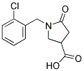 1-(2-Chlorobenzyl)-5-oxopyrrolidine-3-carboxylic acidStructure,175205-45-5Structure 1-(2-Chlorobenzyl)-5-oxopyrrolidine-3-carboxylic acid Structure,175205-45-5Structure