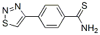 4-(1,2,3-Thiadiazol-4-yl)benzene-1-carbothioamideStructure,175205-52-4Structure 4-(1,2,3-Thiadiazol-4-yl)benzene-1-carbothioamide Structure,175205-52-4Structure