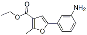 Ethyl 5-(3-aminophenyl)-2-methylfuran-3-carboxylateStructure,175276-73-0Structure Ethyl 5-(3-aminophenyl)-2-methylfuran-3-carboxylate Structure,175276-73-0Structure
