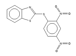 2-(2,4-Dinitrophenylthio)benzothiazoleStructure,17586-89-9Structure 2-(2,4-Dinitrophenylthio)benzothiazole Structure,17586-89-9Structure