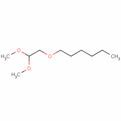 Hexane, 1-(2,2-dimethoxyethoxy)-Structure,17597-95-4Structure Hexane, 1-(2,2-dimethoxyethoxy)- Structure,17597-95-4Structure