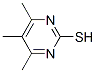 4,5,6-Trimethyl-pyrimidine-2-thiolStructure,17697-92-6Structure 4,5,6-Trimethyl-pyrimidine-2-thiol Structure,17697-92-6Structure