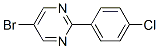 Pyrimidine, 5-bromo-2-(4-chlorophenyl)- (9ci)Structure,177727-15-0Structure Pyrimidine, 5-bromo-2-(4-chlorophenyl)- (9ci) Structure,177727-15-0Structure