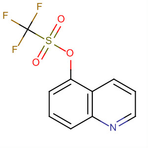 Quinolin-5-yl trifluoromethanesulfonateStructure,177734-78-0Structure Quinolin-5-yl trifluoromethanesulfonate Structure,177734-78-0Structure