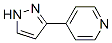Pyridine, 4-(1H-pyrazol-3-yl)-Structure,17784-60-0Structure Pyridine, 4-(1H-pyrazol-3-yl)- Structure,17784-60-0Structure
