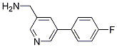 (5-(4-氟苯基)吡啶-3-基)甲胺結(jié)構(gòu)式_177976-53-3結(jié)構(gòu)式