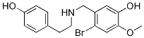4-Bromo-5-((4-hydroxyphenethylamino)methyl)-2-methoxyphenolStructure,179107-93-8Structure 4-Bromo-5-((4-hydroxyphenethylamino)methyl)-2-methoxyphenol Structure,179107-93-8Structure