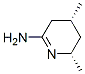 順式-(9ci)-3,4,5,6-四氫-4,6-二甲基-2-吡啶胺結(jié)構(gòu)式_179684-31-2結(jié)構(gòu)式